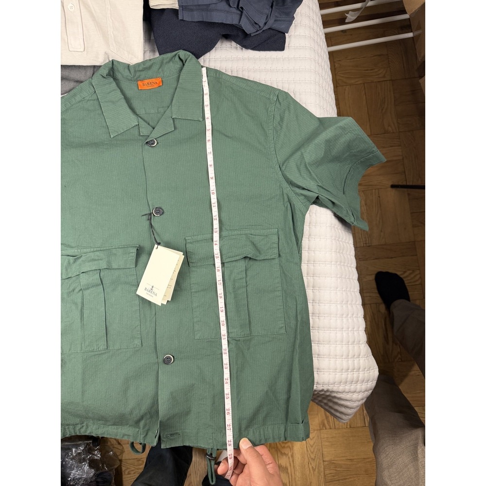 BARENA VENEZIA MARIO ALGA VENTURA OVERSHIRT SIZE IT48/ US M RETAIL 515$ - Picture 4 of 5